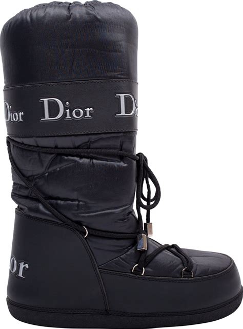 dior white boots|christian dior black boots.